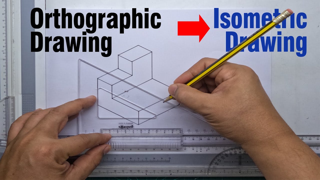 Orthographic Projections | Orthographic Projection Solved Examples | CAD  Drawing practice | Isometric Drawings | 3D Modeling pra