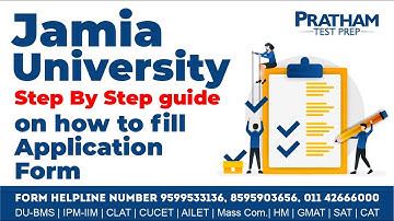 Jamia University - Step-By-Step guide on how to fill Application Form