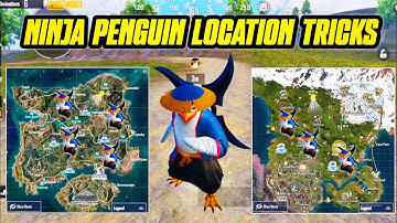 Ninja Penguin PowNin Location in BGMI/PUBG | Ninja Penguin PowNin Location in Erangel & Livik