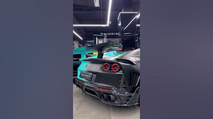 MANSORY Stallone Ferrari 812 GTS, Start up and revs