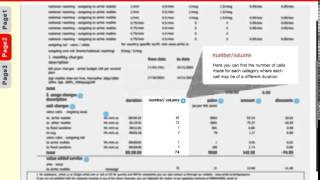 Reading your airtel postpaid mobile bill made easier! screenshot 3