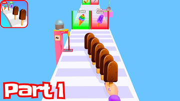 Ice Cream Stack Runner Games - Walkthrough Part 1 [Gameplay 2024] (Android)