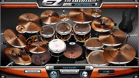 song by metalray using drumkit from hell