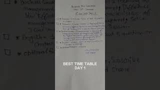 ?CLASS 12 BEST TIME TABLE TO ACHIEVE 95+ SCORE IN BOARD EXAMINATIONS shorts youtubeshorts