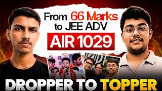How He Secured AIR 1029 in 4 Months | His JEE Strategy