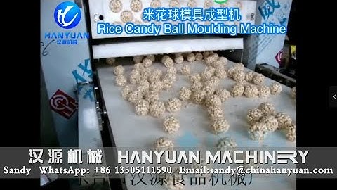 Puffed Rice Ball Production Line | Rice Candy Ball Moulding Machine | Rice Ball Molding Machine