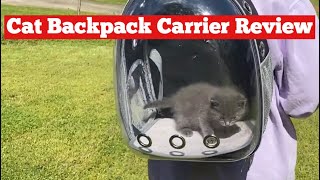 Cat Backpack Carrier Bubble Bag  Travel Bag for Cats  Foster Kitten