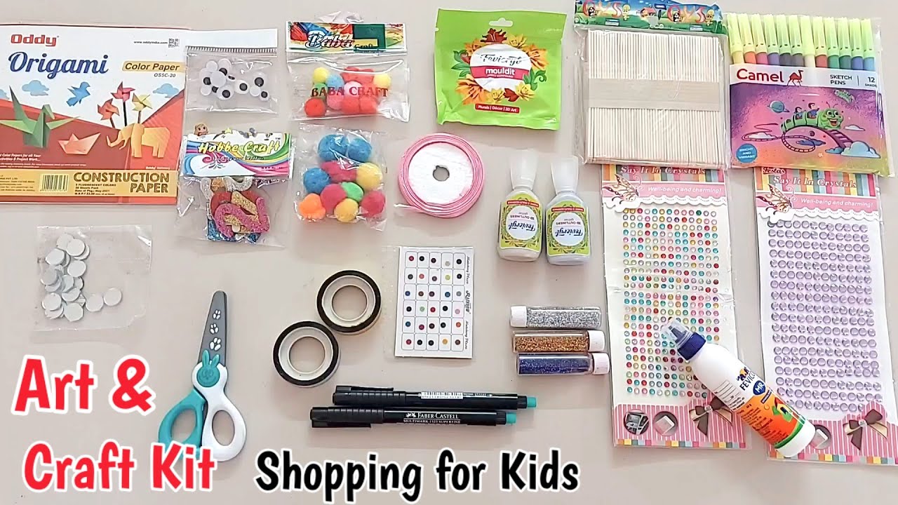 Art & Craft Kit Shopping for students, ART + CRAFT Supplies