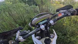 Hill climb of weeds