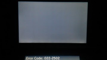 Error Code 022-2502 Miiverse (3DS)