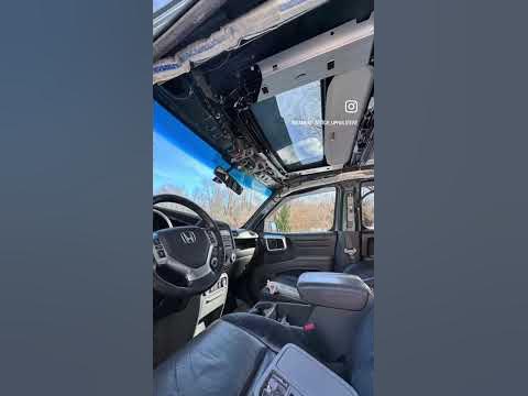 Headliner replacement on a Honda Ridgeline - YouTube