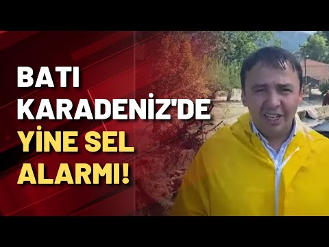 Batı Karadeniz'de sel alarmı! Hasan Baltacı ve Hikmet Erbilgin bölgedeki son durumu aktardı!