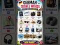 German Vocabulary for Travel #german