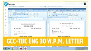 Gcctbc Eng 30 Letter Pragati Computer Typing Dharashiv