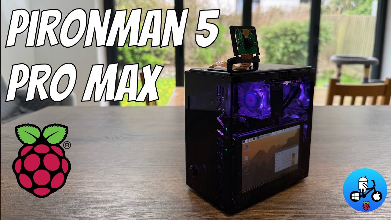 Feature Rich Raspberry Pi 5 case. Sunfounder Pironman 5 Pro Max
