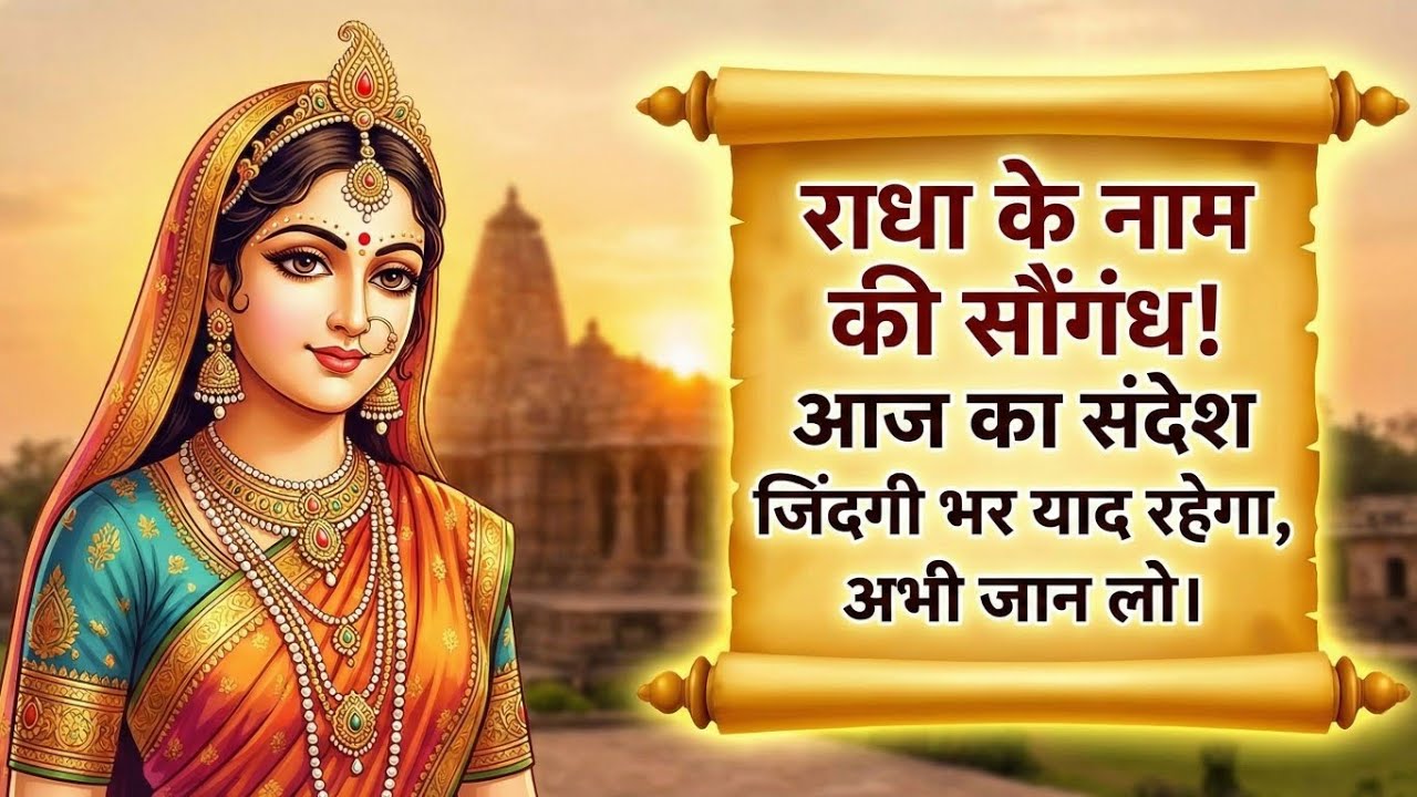 राधा के नाम की सौगंध ! आज का संदेश जिंदगी भर याद रहेगा | Radharani ka ashirwad⁩ #motivation #maa