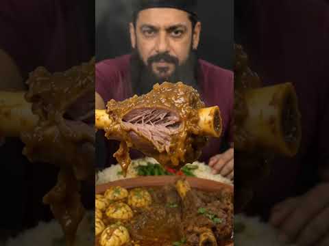 Giant Mutton Shank & Chicken Roast Mukbang | Ultimate Meat Lover's ASMR Eating Experience 🍖🔥🍗