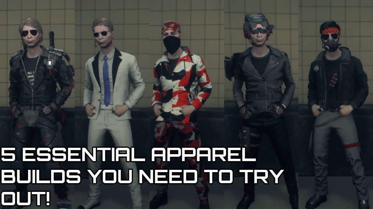 5 ESSENTIAL Schematic Apparel Builds You NEED In Generation Zero! - YouTube