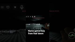 name game:foxy from fnaf doom#roblox#capcut#rakkaedit