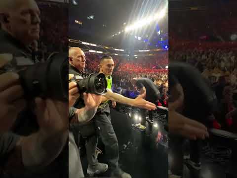 Conor McGregor BROKE Max Holloway’s glasses #ufc329
