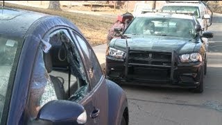 Police search for suspect in crime spree