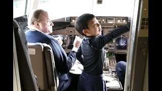 Kid in Cockpit - Got invited into an aircraft cockpit video