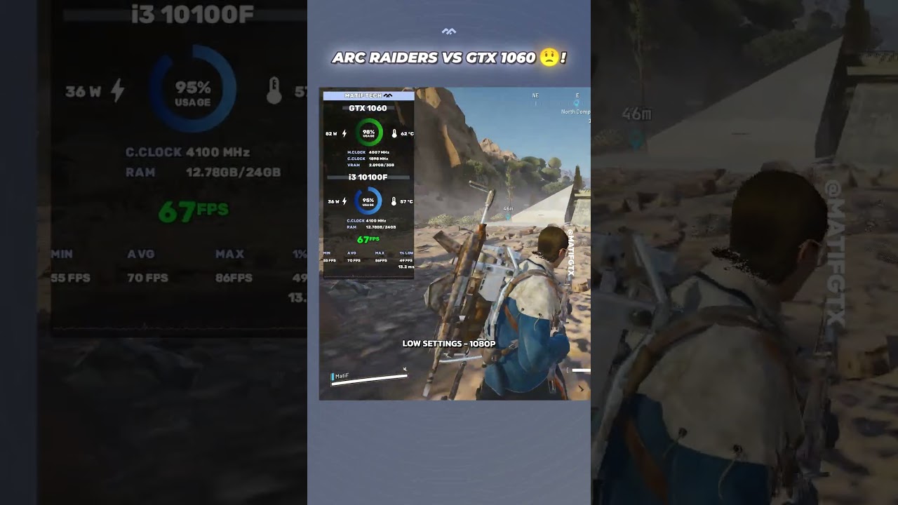 Arc Raiders vs GTX 1060 🫨 