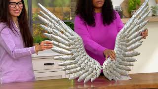 Sister Road By Jg Indooroutdoor 42 Galvanized Metal Wings On Qvc