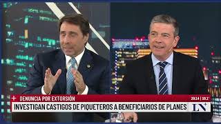 Piqueteros imputados por extorsión: el análisis en "El pase 2024" con Eduardo Feinmann y Pablo Rossi