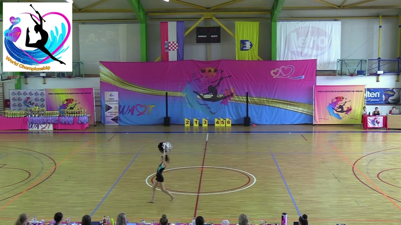 Pom Pom Junior Solo- Riana Herman- Svetomartinske mažoretkinje, Croatia