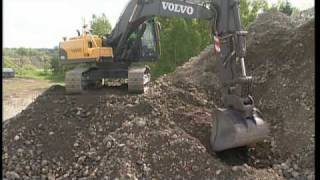 How to prepare a working place for a Volvo Crawler Excavator (Part 5 of 15)