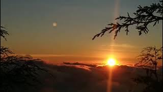 Sunset gunung prau story wa 30 detik