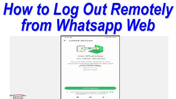 Hoe u zich op afstand kunt afmelden bij WhatsApp Web