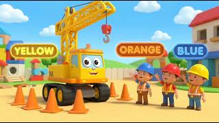 Construction Vehicles Song 🏗️ Crane For Kids Learning