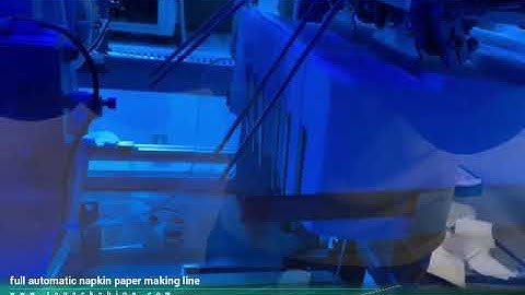 Full automatic napkin paper making line, automatic napkin folding machine, automatic napkin packing