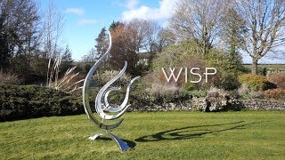 Wisp Kinetic Wind Sculpture by Will Carr