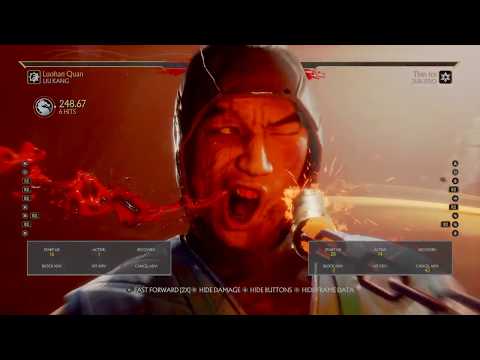 Mortal Kombat 11 Liu Kang vs Sub Zero fatality bonus