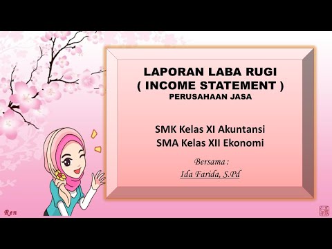 Laporan Laba Rugi Laporan Keuangan Perusahaan Jasa Laporan Laba Rugi Laporan Keuangan Perusahaan Jasa