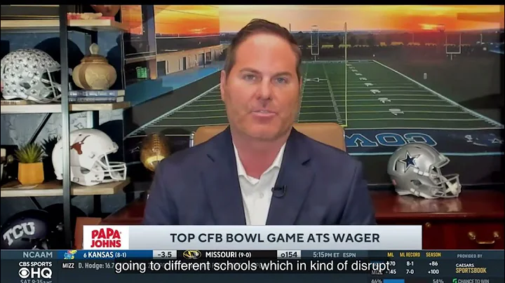 Jon Berger CBS Sports Best Bet for College Footbal...