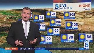 Heat wave arrives in Southern California