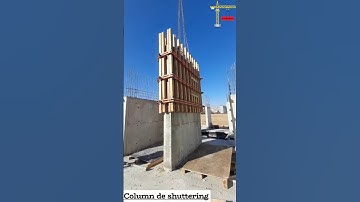 column De shuttering work #buildingconstruction #civil #engineering #column #shorts #viralshort#new