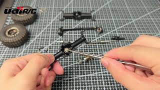 🪛🔧UCX2405 Metal front axle replacement tutorial