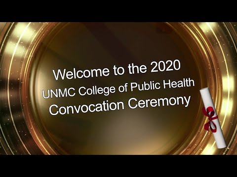 UNMC College of Public Health's 2020 Convocation