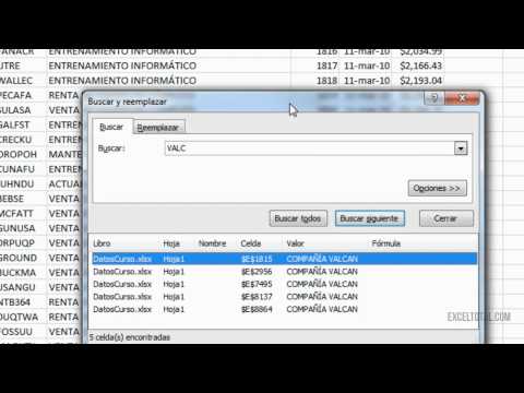 Cómo buscar datos