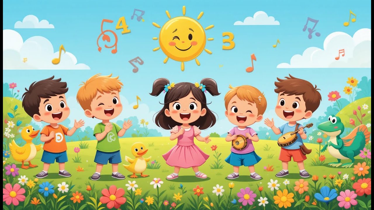 123 Nursery Rhymes for Kids | Fun Rhyme Collection 2025 | Sing Along & Learn with Toddlers