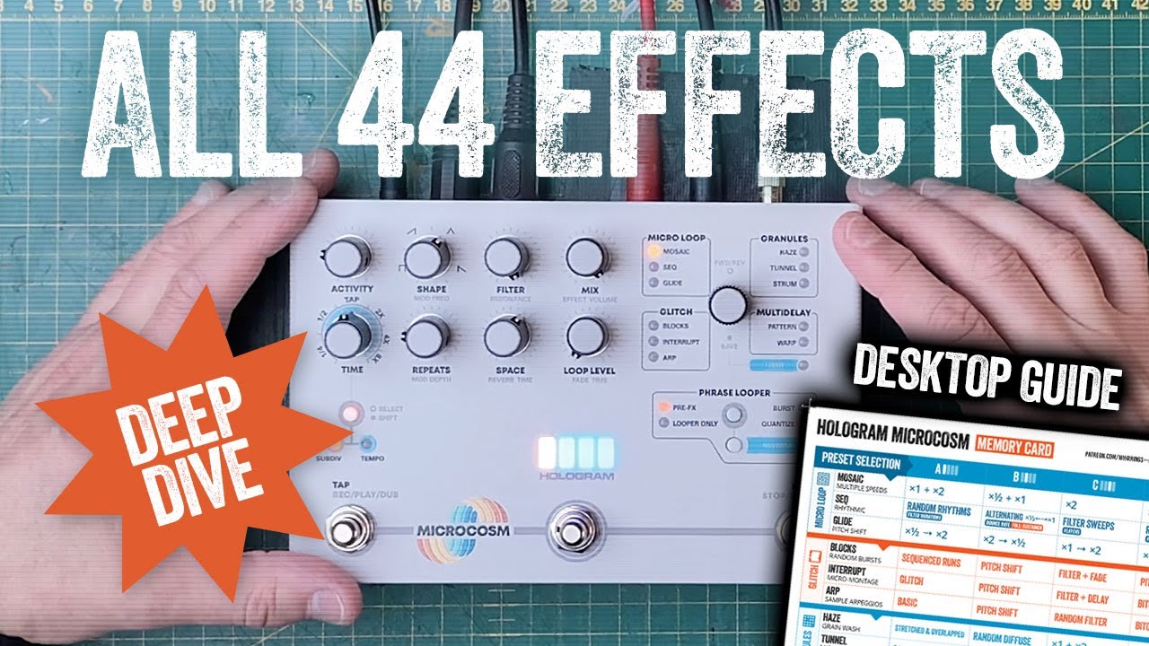 ギター Hologram Microcosm Hologram Electronics Microcosm: A cheat code for making ambient music