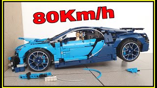 Bugatti CRASH TEST 🚨 80Km/h 🚨 Lego 42083 Crash | Bugatti Chiron destroyed