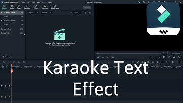 Karaoke Text Effect in Filmora X