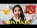 My Natural Hair Mistakes