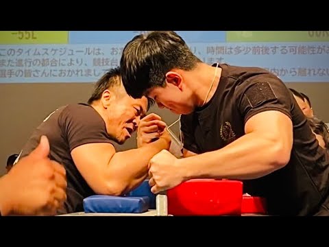 2025 AJAF全日本アームレスリング選手権 A-1 -80kg級 左右予選【japan